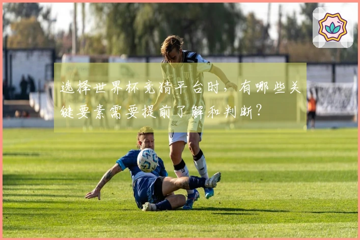 选择世界杯竞猜平台时，有哪些关键要素需要提前了解和判断？